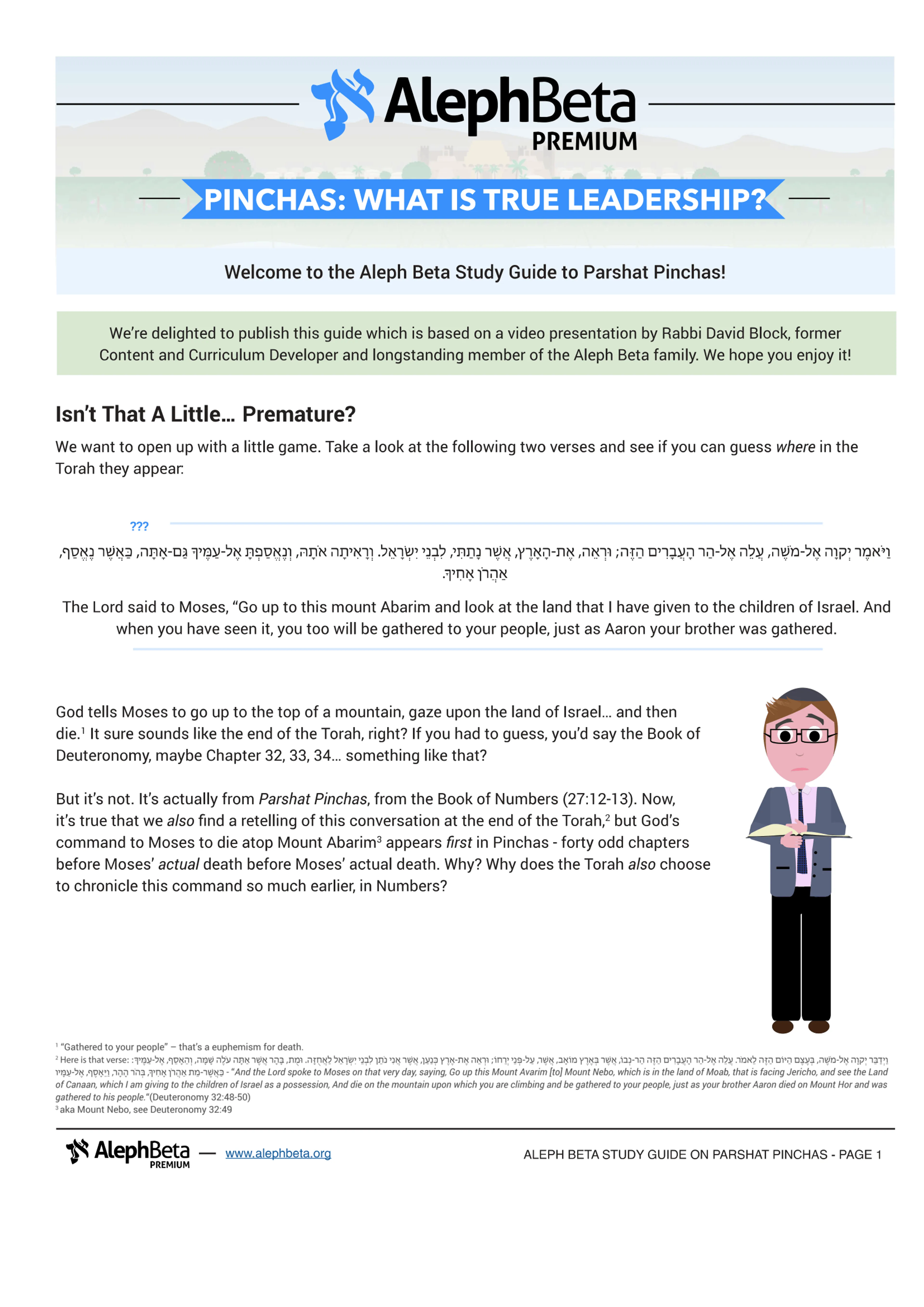 Pinchas: What Is True Leadership?